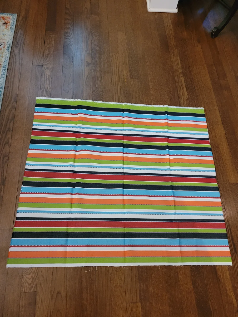 Sunbrella Carousel Stripe Fabric Panel
